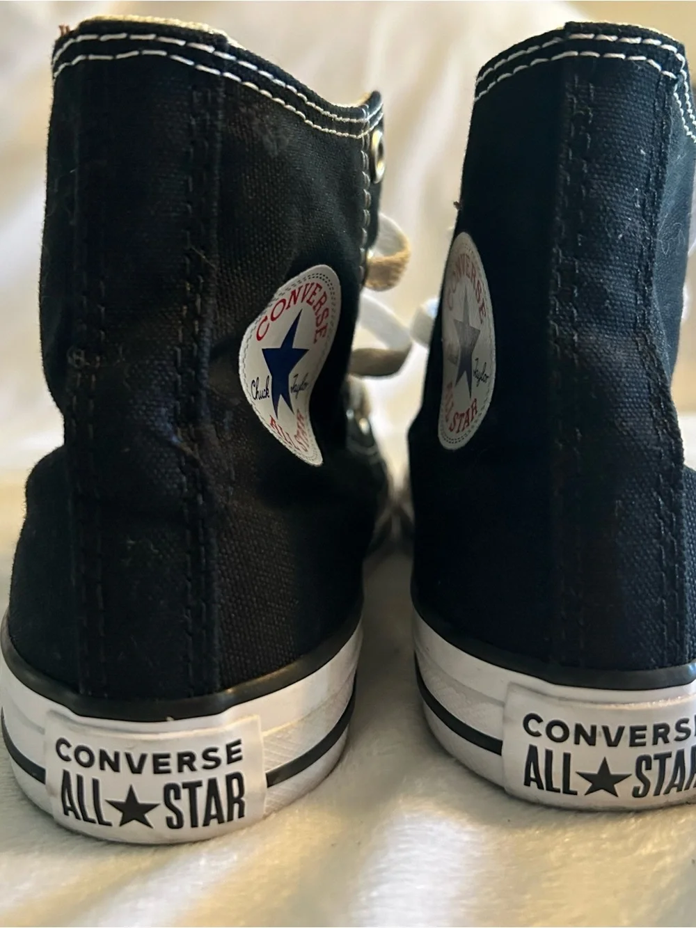 Converse Kids Black and White High-Top Sneakers